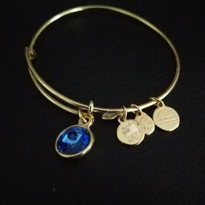 Alex and Ani Birth Month Charm Bangle
